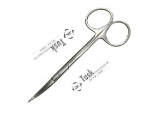 11.5CM CURVED FINE POINT<br> EMBROIDERY SCISSORS (IRIS SCISSORS)